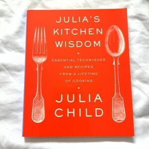 Julia's Kitchen Wisdom Cookbook - Red Cover paper back book